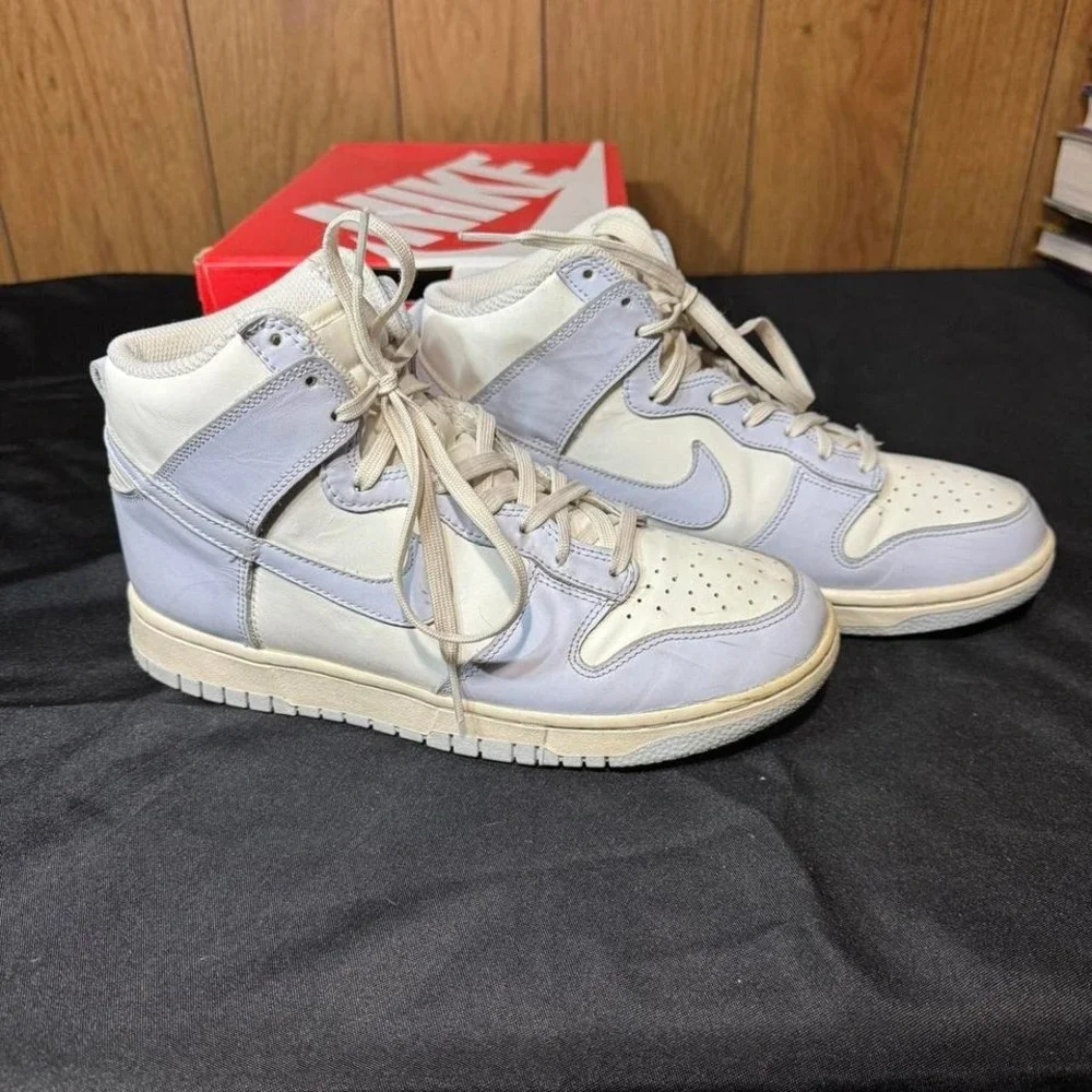 Nike Dunk High Platinum trainers Size‎ 8.5 women's